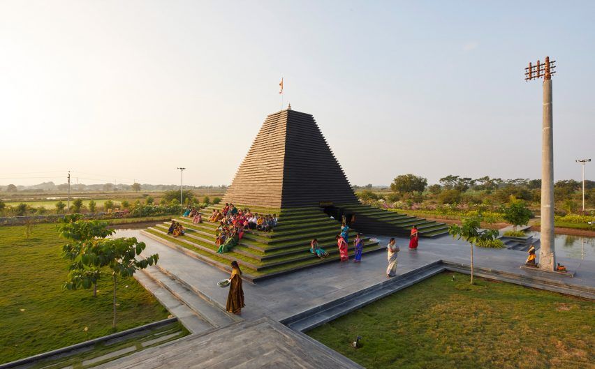 Modern parametric temple design in India